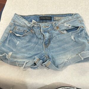 Aeropostale Women's Blue Denim Shorts